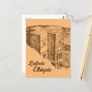 Lalibela Ethiopia  Postcard