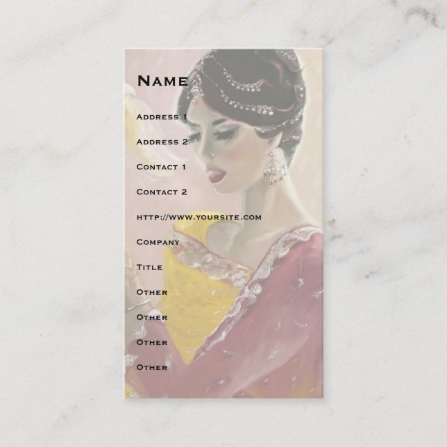 Lalima, dreaming! business card (Front)