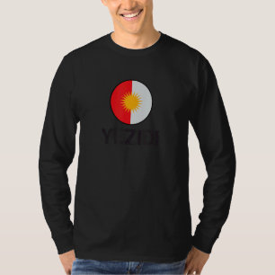 Lalish Ezyxan flag Yazidi design Melek Taus Ezidi T-Shirt