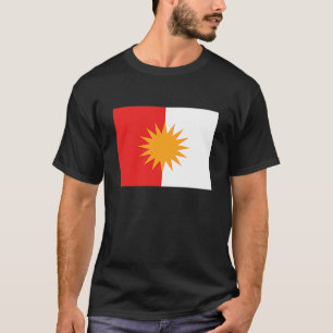 Lalish Yazidi Melek Taus Ezidi Ezyxan Flag T-Shirt