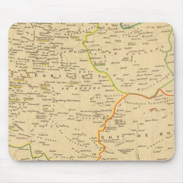 L'Allemagne 1137 a 1273 Mouse Pad (Front)