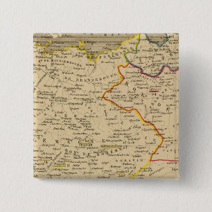 L'Allemagne 1373 a 1437 2 Inch Square Button