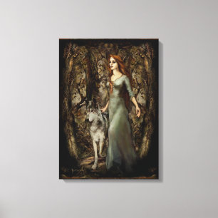 «LaLoba» Wrapped Canvas Print