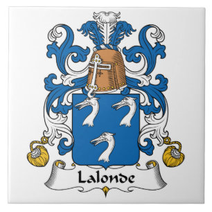 Lalonde Family Crest Tile