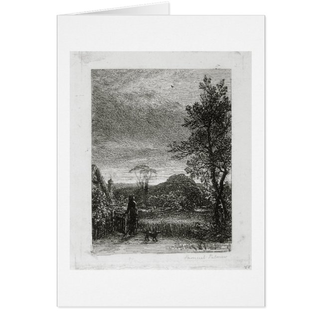 L'alouette (gravure à l'eau-forte) (Devant)