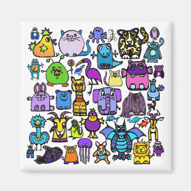 "l'alphabet book" - Magnet (Devant)