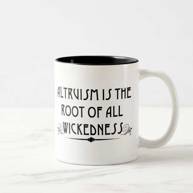 L'altruisme est tasse mauvaise (Droit)