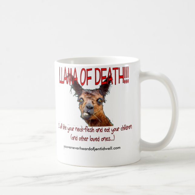Lama de la mort ! Tasse (Droite)