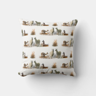 Lama Meadow Pillow (choose colour)