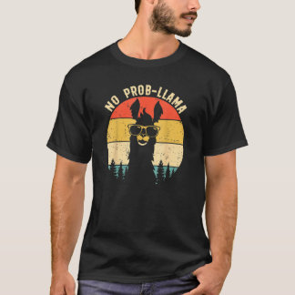 Lama No Prob Llama For Llama And Alpaca Fans Delu T-Shirt