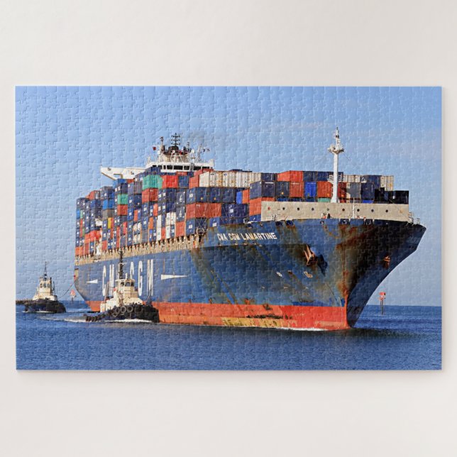 Lamartine container ship jigsaw puzzle (Horizontal)