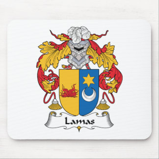 Lamas Family Crest Mouse Pad