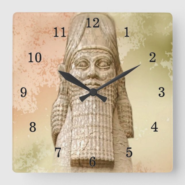 LAMASSU Acrylic Wall Clock (Front)