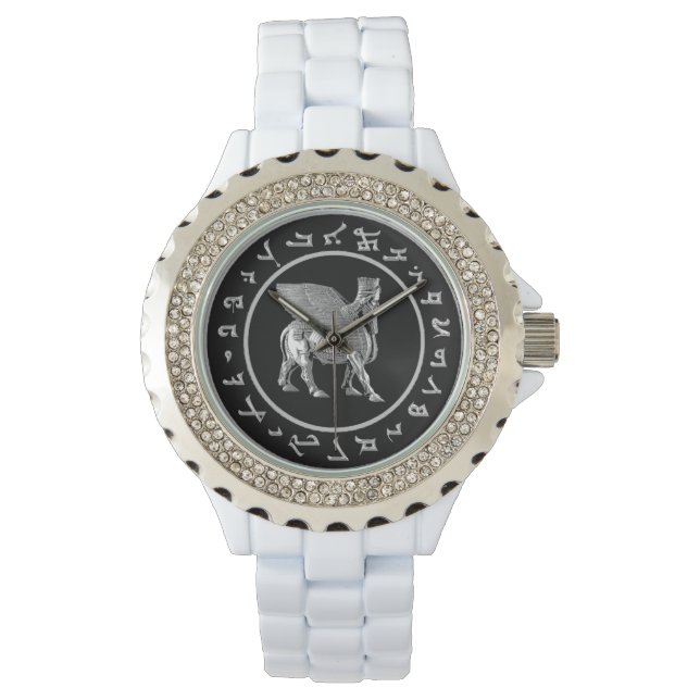 Lamassu & Assyrian Alphabet Watch (Front)