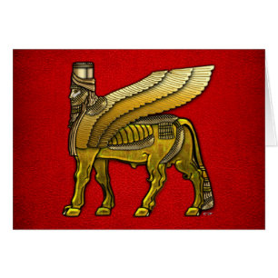 Lamassu taureau ailé babylonien