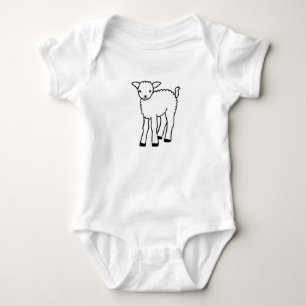 Lamb Baby Bodysuit