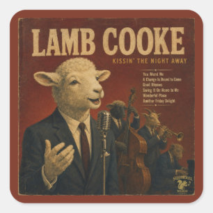 Lamb Cooke: a Parody Square Sticker