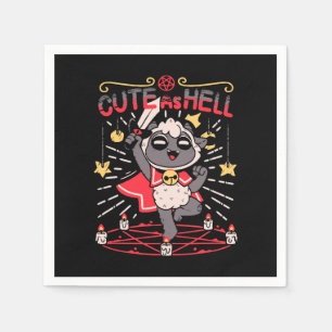 Lamb Cute as Hell Napkin