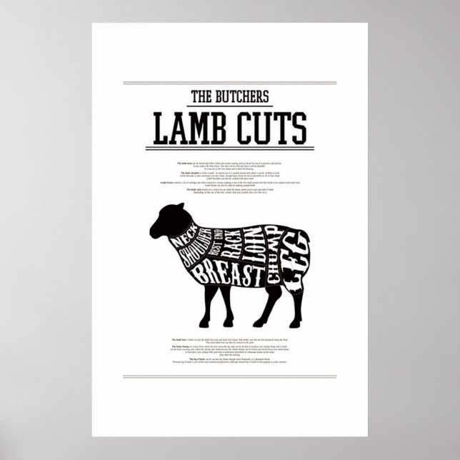 LAMB CUTS, POSTER (Front)