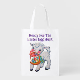 Lamb Easter Egg Hunt Bag