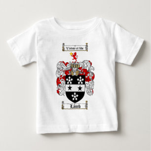 LAMB FAMILY CREST - LAMB COAT OF ARMS BABY T-Shirt
