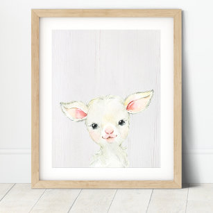 Lamb Farm Nursery Art Print