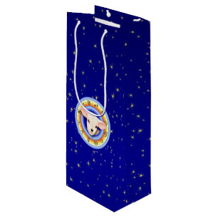 Lamb in Zodiac Wheel Gift Bag