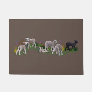 Lamb Meadow Door Mat (Brown)