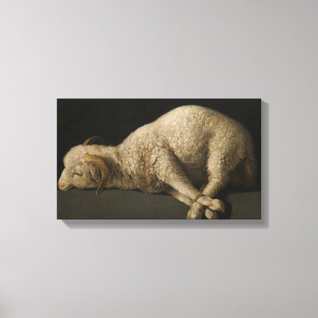 Lamb of God (Agnus Dei) (Sacrificial Animal) Canvas Print (Front)