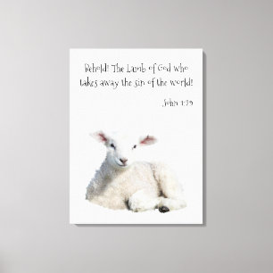 Lamb of God  Canvas Print