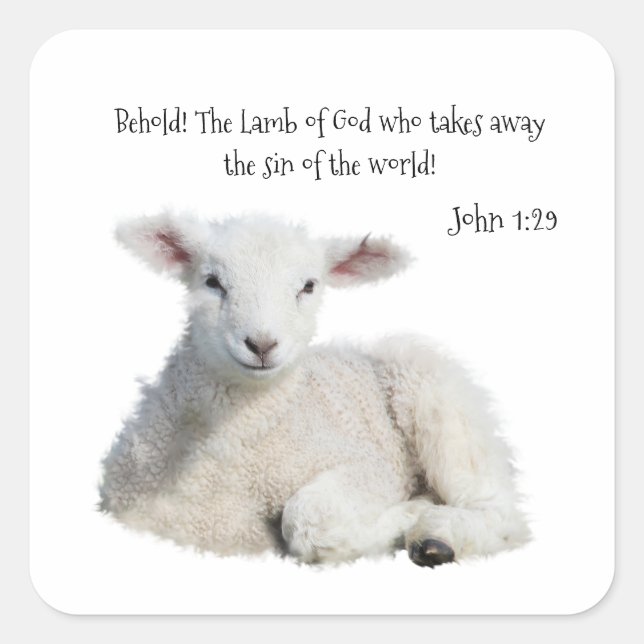 Lamb of God  Sticker Patch (Front)