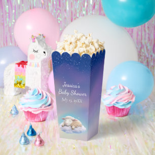 Lamb On A Cloud Baby Shower Favor Box