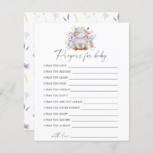 Lamb - Party game   prayers for baby game