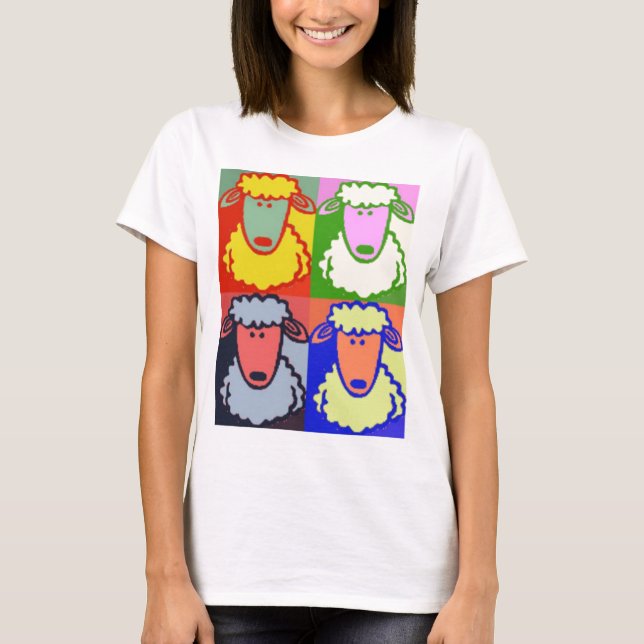 Lamb Pop Art T-Shirt (Front)