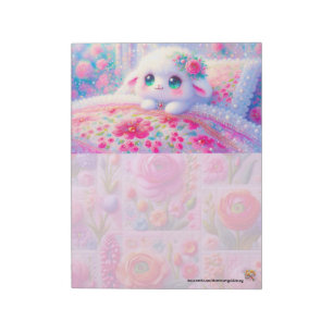 Lamb Quilt Notepad