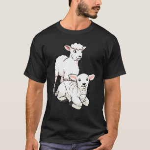 Lamb Sheep Easter Paschal Lamb Little Sheep Childr T-Shirt