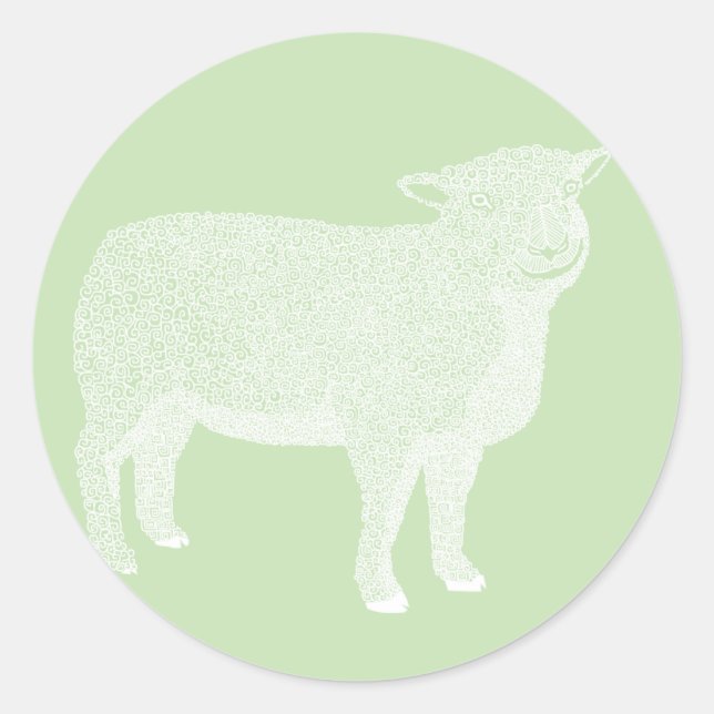 Lamb Sheep Sticker (Front)