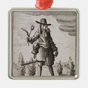 Lambert Simnel, Knight of the Golden Tulip Metal Ornament