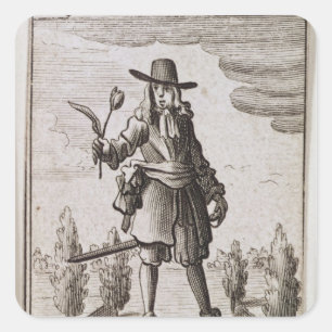 Lambert Simnel, Knight of the Golden Tulip Square Sticker