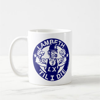 Lambeth Navy Blue - Standard Size Coffee Mug