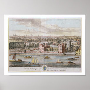 Lambeth Palace, seat of the Archbishop of Canterbu Poster