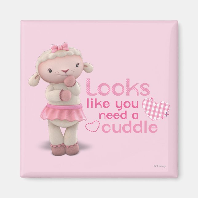 Lambie - Looks Like You Need a Cuddle Magnet (Front)