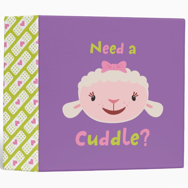 Lambie - Need a Cuddle Binder (Front/Spine)