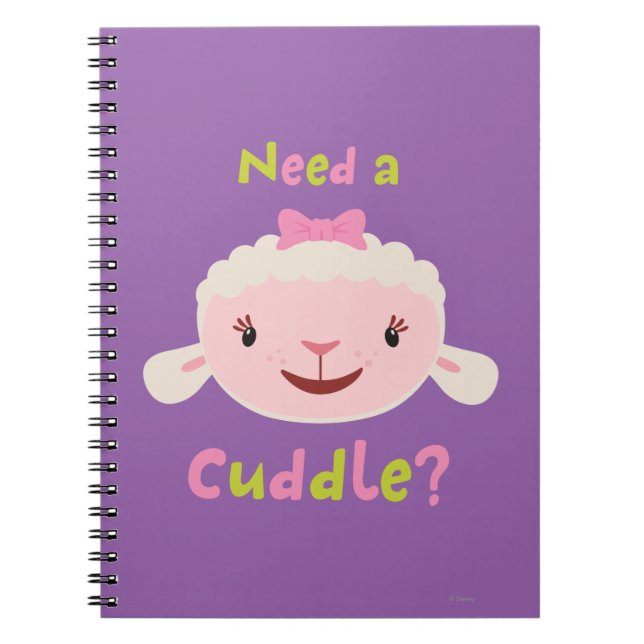 Lambie - Need a Cuddle Notebook (Front)