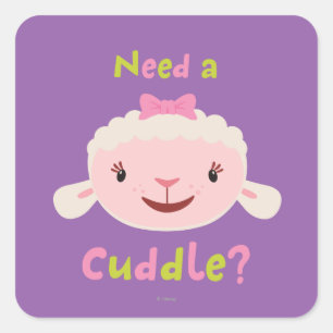 Lambie - Need a Cuddle Square Sticker