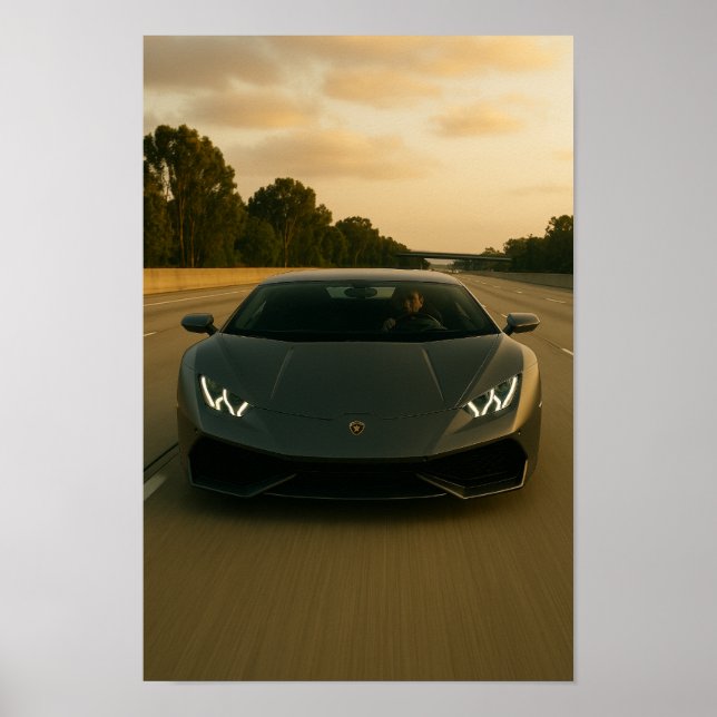 Lambo Front View Poster (Front)