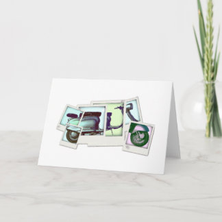 lambretta photo montage card