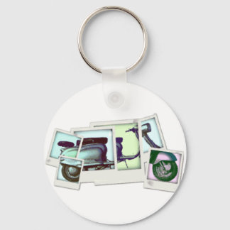 lambretta photo montage keychain