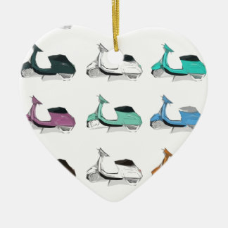 Lambretta Pop Art Ceramic Ornament