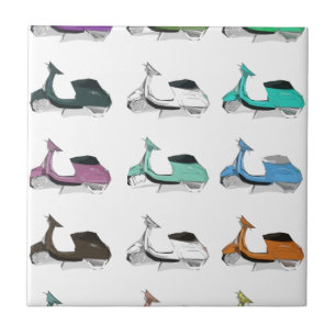 Lambretta Pop Art Tile